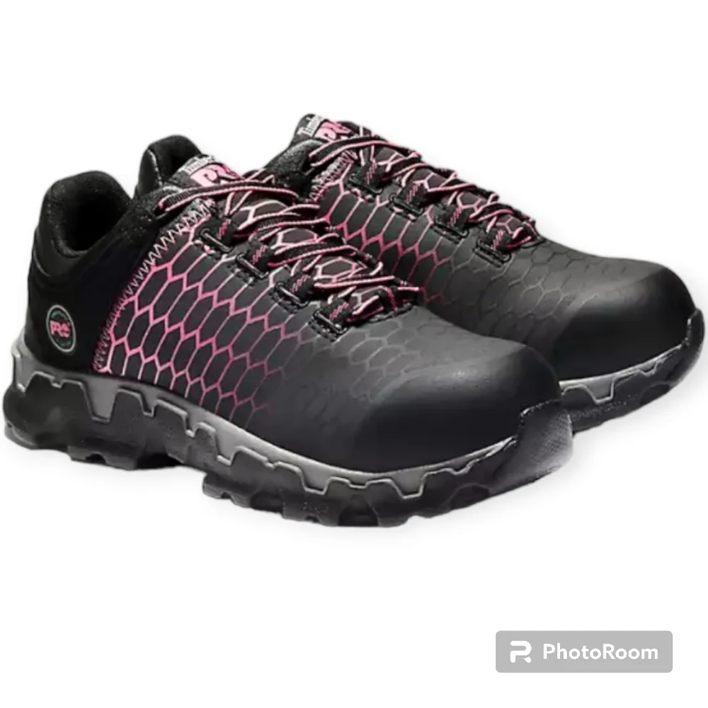 Women's Timberland PRO® Powertrain Sport Alloy Toe Work Sneaker size 8.5